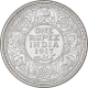 Silver One Rupee Coin of King George V of Calcutta Mint of 1917.