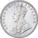 Silver One Rupee Coin of King George V of Calcutta Mint of 1917.