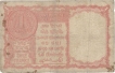 One Rupee  Bank Note of signed by A K Roy of 1957.