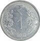 Error Steel One Rupee of Hyderabad Mint of Republic India.