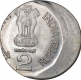 Cupro Nickle Error Two Rupees Coin of Chhatrapati Shivaji.