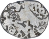 Rare Punch marked Silver Karshapana Coin of Maghada Janapada Nanda Dynasty.