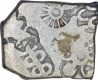 Punch Marked Silver Karshapana Coin of Maurya Dynasty.