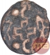 Cast Copper Karshapana Coin of Andhra Region of Maurya Dynasty.