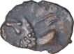 Potin Coin of Satkarni I of Junnar Region of Satavahana Dynasty.