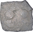 Copper Alloy Coin of Satakarni I of Vidarbha Region of Satavahana Dynasty.