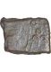 Rare Square Copper Coin of Satkarni I of Satavahana Dynasty.