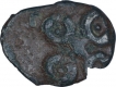 Potin Coin of  Yajna Satakarni of  Satavahana Dynasty.