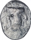 Silver Drachma Coin of Nahapana of Kshaharata Family of Western Kshatrapas.