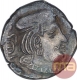 Silver Drachma Coin of Rudrasena II of Kardamaka Family of Western Kshatrapas.