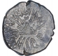 Silver Drachma Coin of Rudrasena II of Kardamaka Family of Western Kshatrapas.