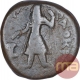 Copper Tetradrachma Coin of Kanishka I of Kushan Dynasty.