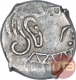 Silver Drachma Coin of Kumargupta of Gupta Empire.