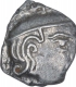 Silver Drachma Coin of Kumaragupta of Gupta Dynasty .