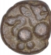 Copper Dramma Coin of Samanta Narayana of Yadavas of Devagiri Feudatory.