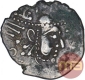 Silver Dramma Coin of Chalukyas of Gujarat.