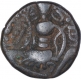 Copper One Drachma Coin of Torman King of Huns Dynasty of Kashmir.