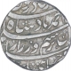 Silver One Rupee Coin of Ahmad Shah Durrani of Anwala Mint of Durrani Dynasty of Delhi Sultanate.