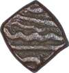 Copper Half Falus Coin of Jahangir of Ujjain Mint.