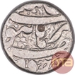 Silver One Rupee Coin  of Jahangir of Burhanpur Mint.