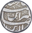 Silver One Rupee Coin of Jahangir of Burhanpur Mint.