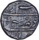 Silver Half Rupee Coin of Aurangzeb of Surat Mint.