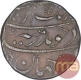 Silver One Rupee Coin of Aurangzeb of Akbarabad Mustaqir Ul Khilafa Mint.