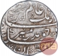 Silver One Rupee Coin of Aurangzeb of Khanbayat Mint.