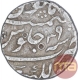 Silver One Rupee Coin of Aurangzeb Alamgir of Lakhnau Mint.