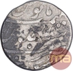 Silver One Rupee Coin of Aurangzeb Alamgir of Surat Mint.
