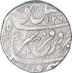 Silver One Rupee Coin of Farrukhsiyar of Lakhnau Mint.