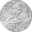 Silver One Rupee Coin of Farrukhsiyar of Lakhnau Mint.