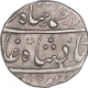 Silver One Rupee Coin of Muhammad Shah of Ajmer Dar ul Khair Mint.