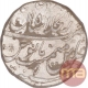 Silver One Rupee Coin of Muhammad Shah of Shahjahanabad Mint.