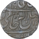 Silver One Rupee Coin of Daulat Rao of Ujjain Dar ul Fateh Mint of Gwalior State.