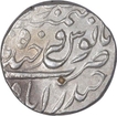 Silver One Rupee Coin of Mir Mahbub Ali Khan of Haiderabad Farkhanda Bunyad Mint of Hyderabad State.