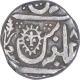 Silver One Rupee Coin of Malharnagar Mint of Indore State.