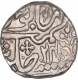 Rare Silver One Rupee Coin of Harbaksh Pal of Sawai Jaipur Mint of Karauli State.