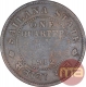 Copper One Fourth Anna Coin of Jaswant Singh II of Sailana State.