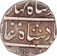 Silver One Rupee Coin of Arkat Mint of Indo French.