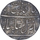 Silver One Rupee Coin of Arkat Mint of Indo French.