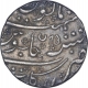 Silver One Rupee Coin of Arkat Mint of Indo French.