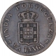 Bronze Quarter Tanga Coin of Carlos I of Indo Portuguese.