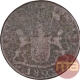 Copper Ten Cash Coin of Madras Presidency.