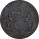 Copper Twenty Cash Coin of Soho Mint of Madras Presidency.