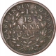 Copper One Twelfth Anna Coin of East India Company of Calcutta Mint of 1835.