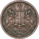 Copper One Twelfth Anna Coin of East India Company of Madras Mint of 1835.