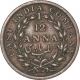 Copper One Twelfth Anna Coin of East India Company of Madras Mint of 1835.