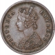 Copper One Twelfth Anna Coin of Victoria Empress of Bombay Mint of 1877.