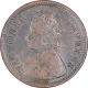 Copper One Twelfth Anna Coin of Victoria Empress of Bombay Mint of 1887.